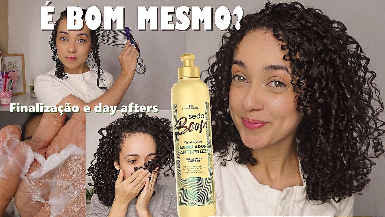 TESTEI O NOVO SEDA MODELADOR DE CACHOS - FINALIZAÇÃO E DAY AFTERS | Oeslanhiny Nunes