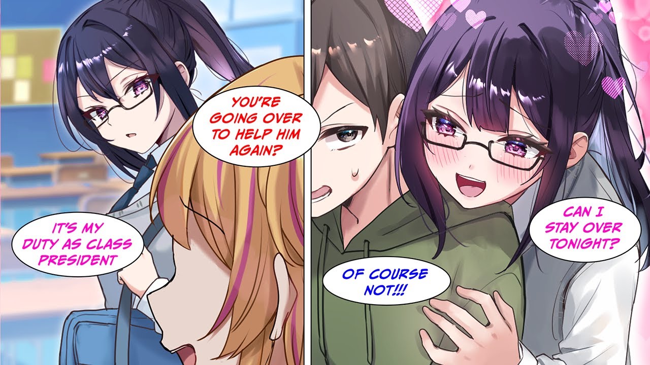 [Manga Dub] The serious and admirable class president somehow ended up completely falling for me