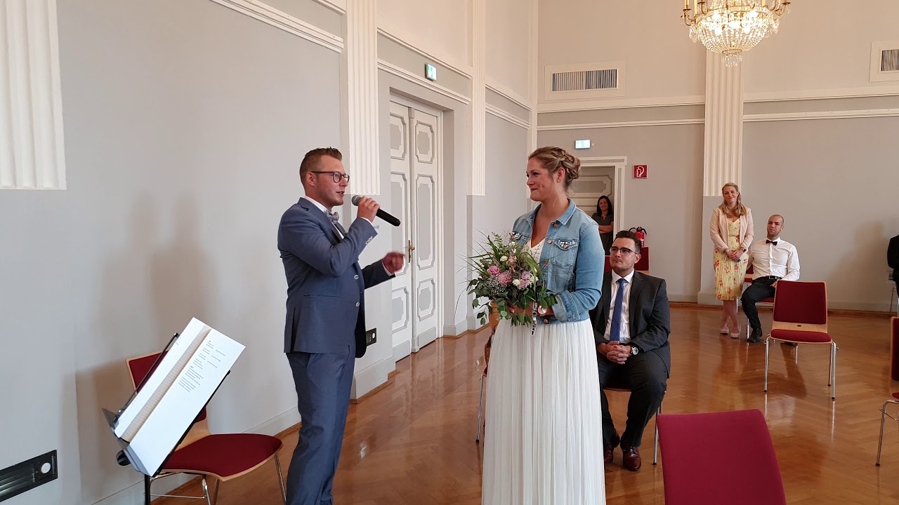 Unsere Hochzeit am 04.07. - Überraschung für die Braut in der Moerser Musikschule