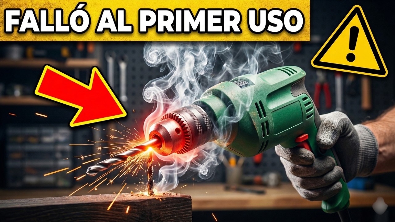 El error que arruina tu taladro barato en el primer uso