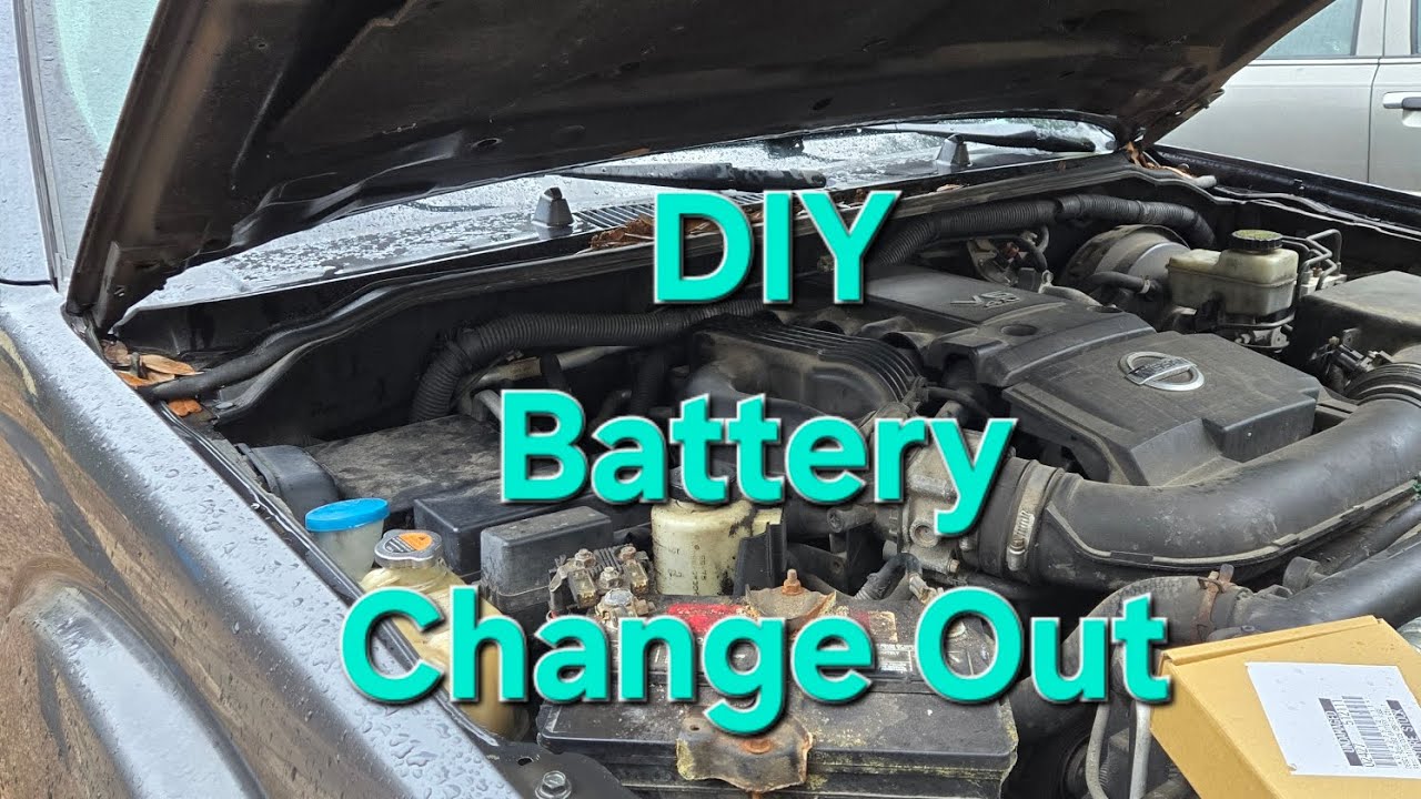Самостоятельная замена аккумулятора #diyautorepair #2012nissanpathfinder #batterycharge @frugalma...