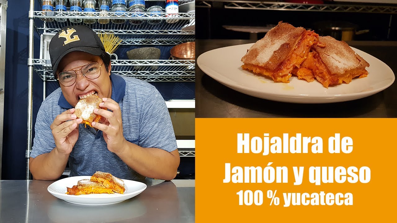 Hojaldras de jamón y queso 100% YUCATECAS, ricas, deliciosas.