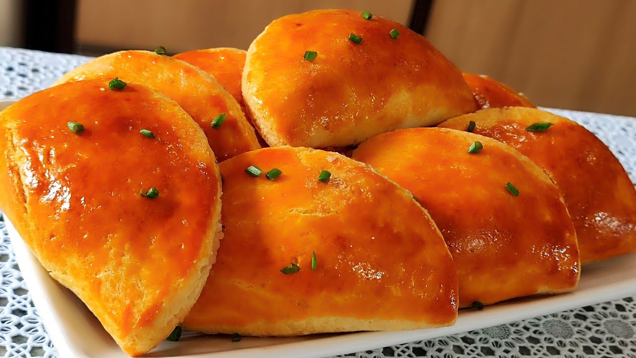 PASTELZINHO ASSADO lanche r&aacute;pido com POUCOS INGREDIENTES