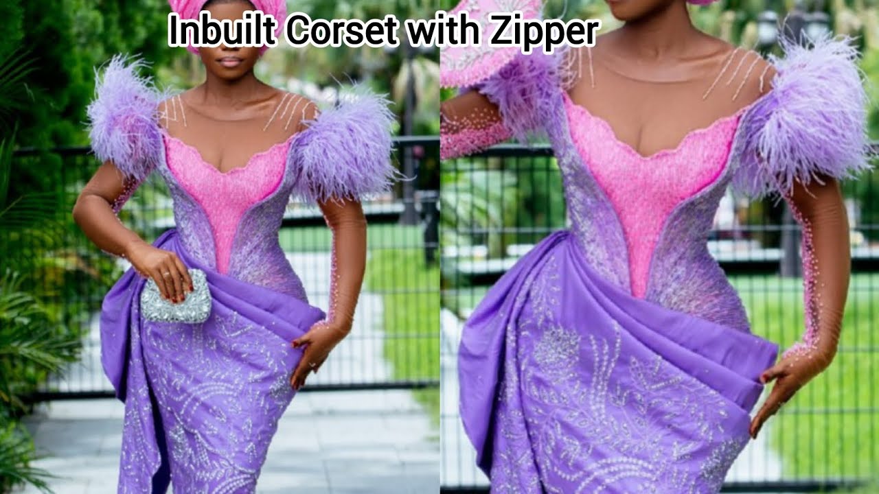 LET US DRAFT: INBUILT CORSET WITH ZIPPER PATTERN