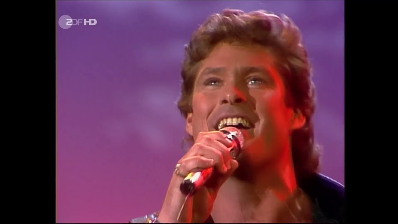 David Hasselhoff  Looking for Freedom 1989 (Wetten Dass) HD