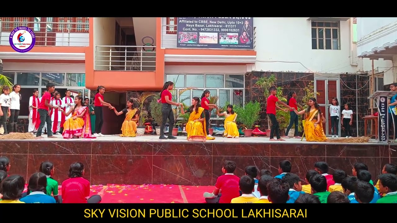 WOMEN'S DAY Mashup PERFORMANCE @ SKY VISION PUBLIC SCHOOL LAKHISARAI #vid#viral#dance#public#school