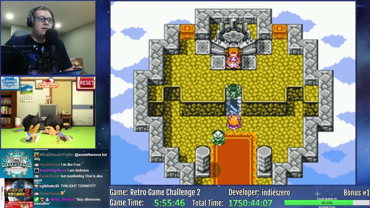 DS Destruction BONUS GAME #1: Retro Game Challenge 2 Part 2 (with English fan translation!)
