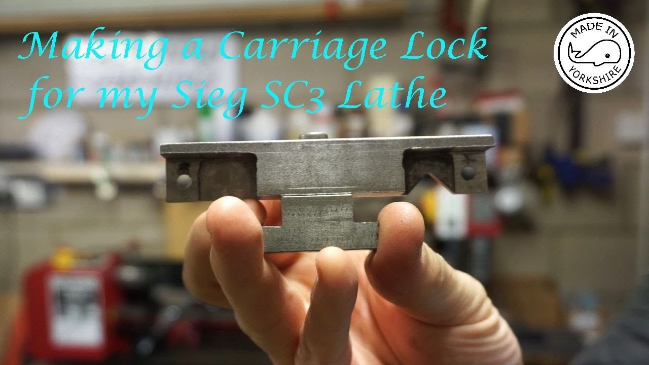 #MT8 - Making a Carriage Lock for my Sieg SC3 mini-lathe. By Andrew Whale.