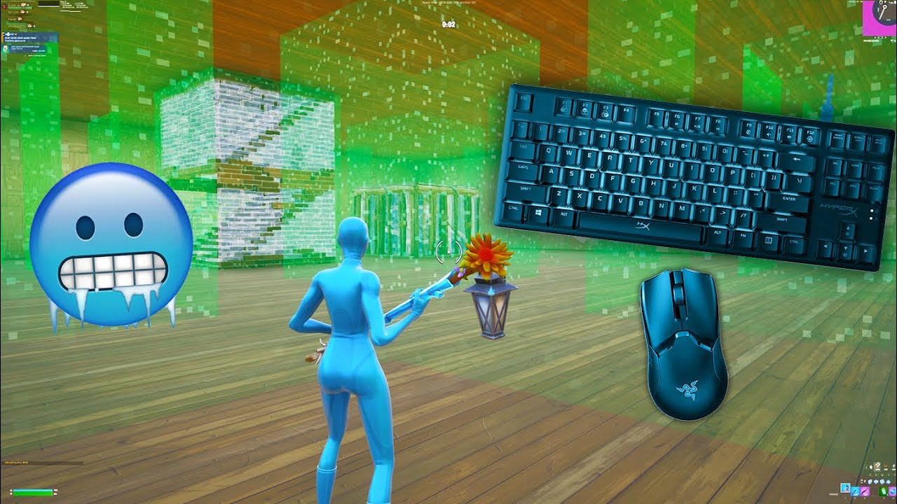 HyperX Alloy Origins TKL ASMR Mechanical Keyboard Sounds 🥶 ASMR 😴 Fortnite BoxFights Gameplay 144FPS