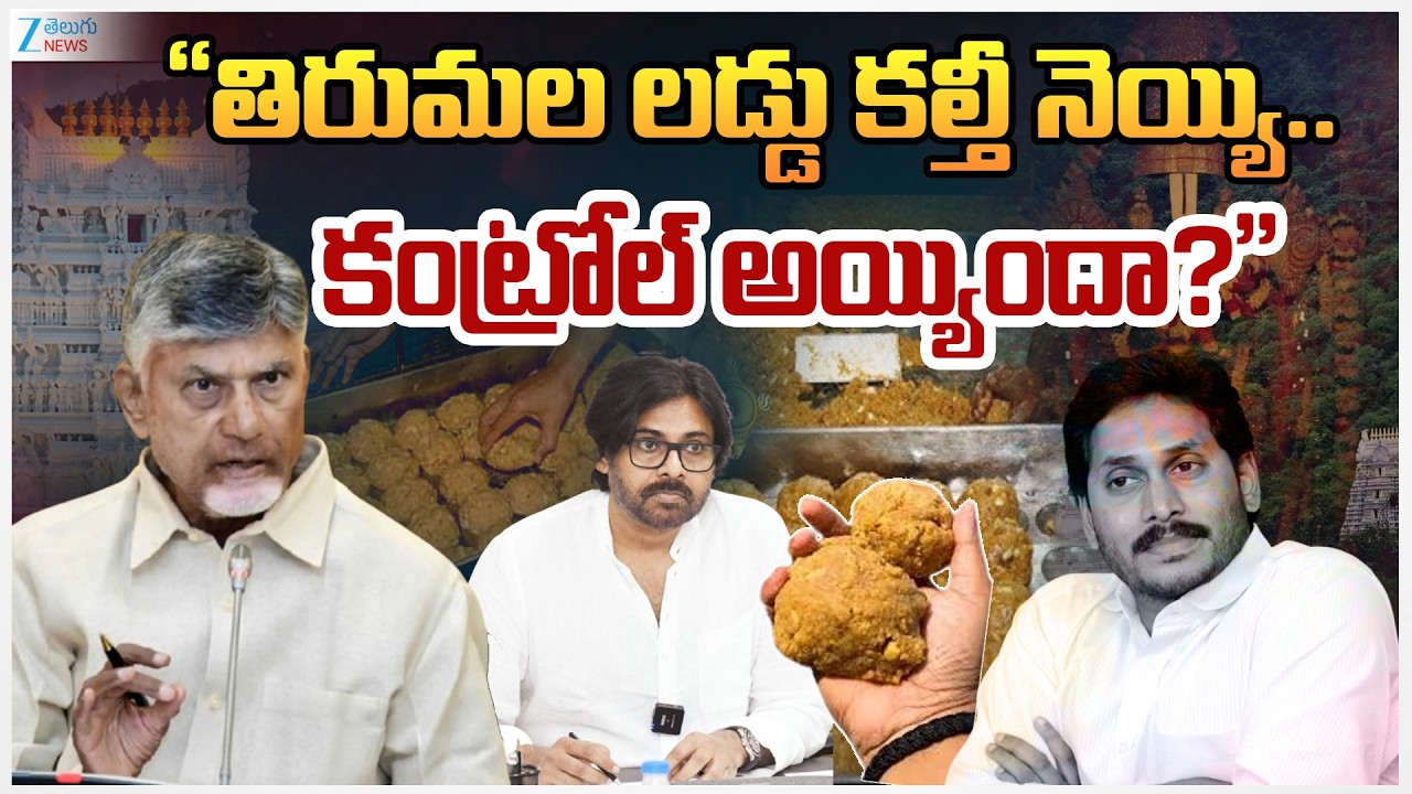 YSRCP Laxman Rao Sensational Comments On CM Chandrbabau |  Tirumala Laddu Ghee Adulteration Case
