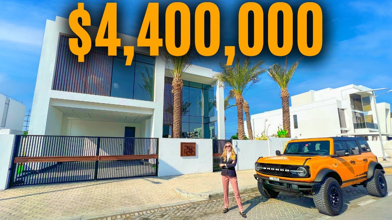 Inside $4,400,000 Custom-built Dream Villa Jumeirah Park Dubai with see-through Pool!