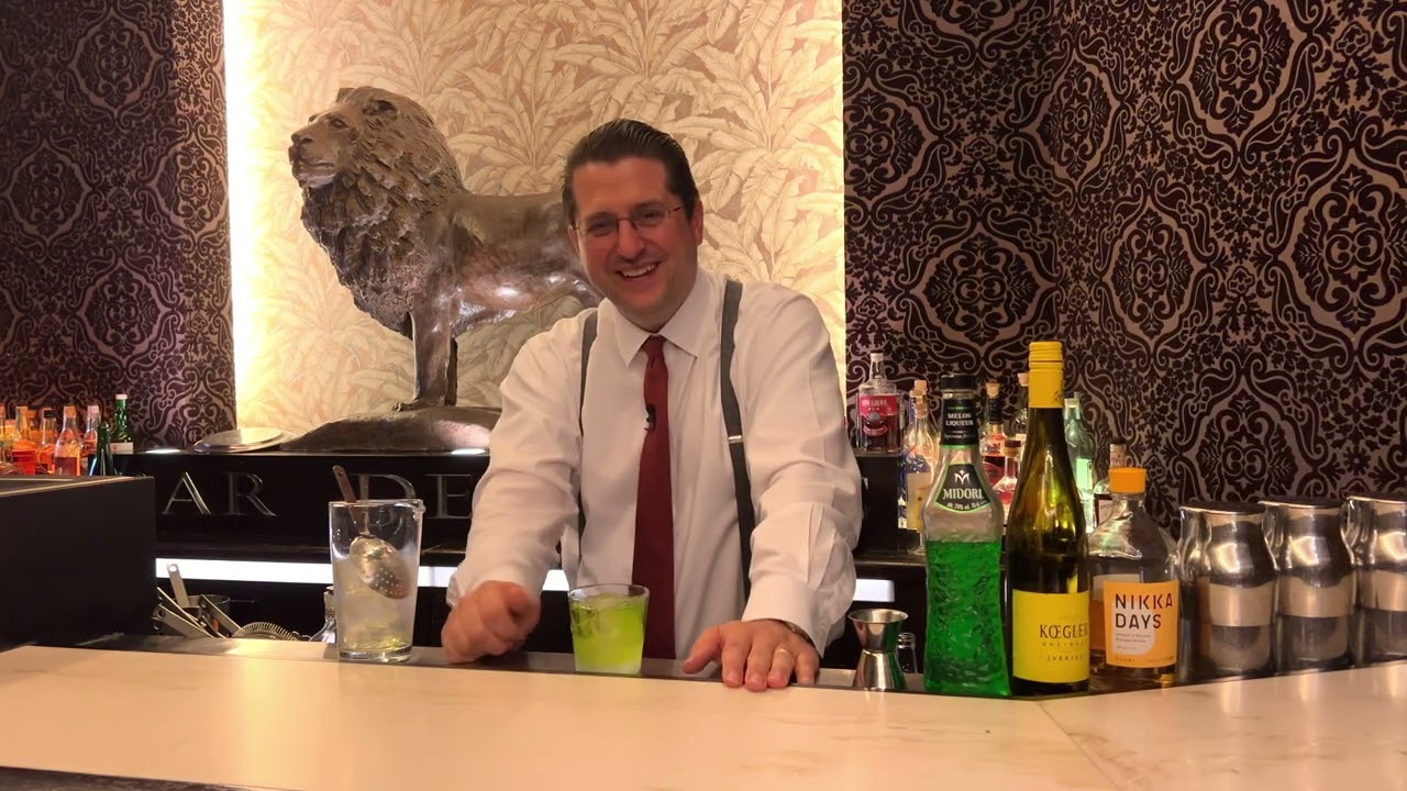 Der Green Whisky Cocktail - Augustos Hommage an die japanische Barkultur.   Ein großartiger Drink