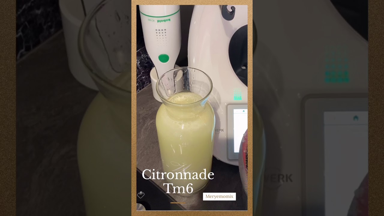 Citronnade Thermomix TM6