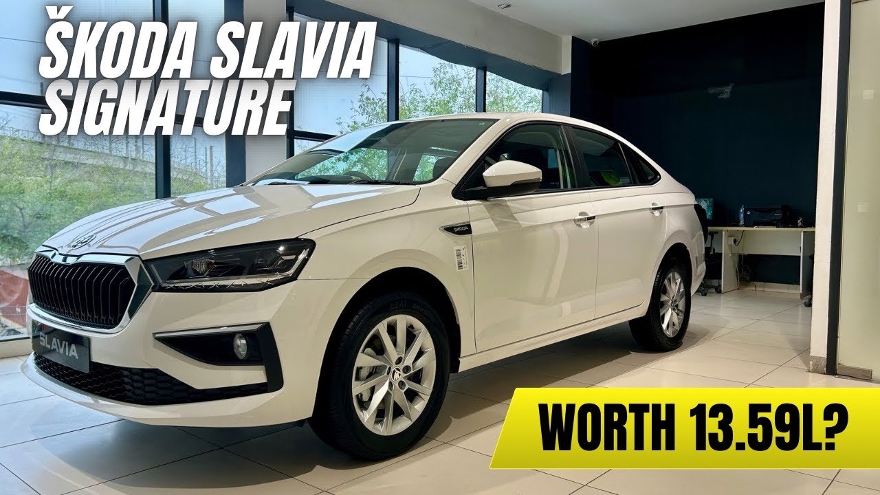 Škoda Slavia Signature Variant Walkaround | New Features, Design & Interior Review!