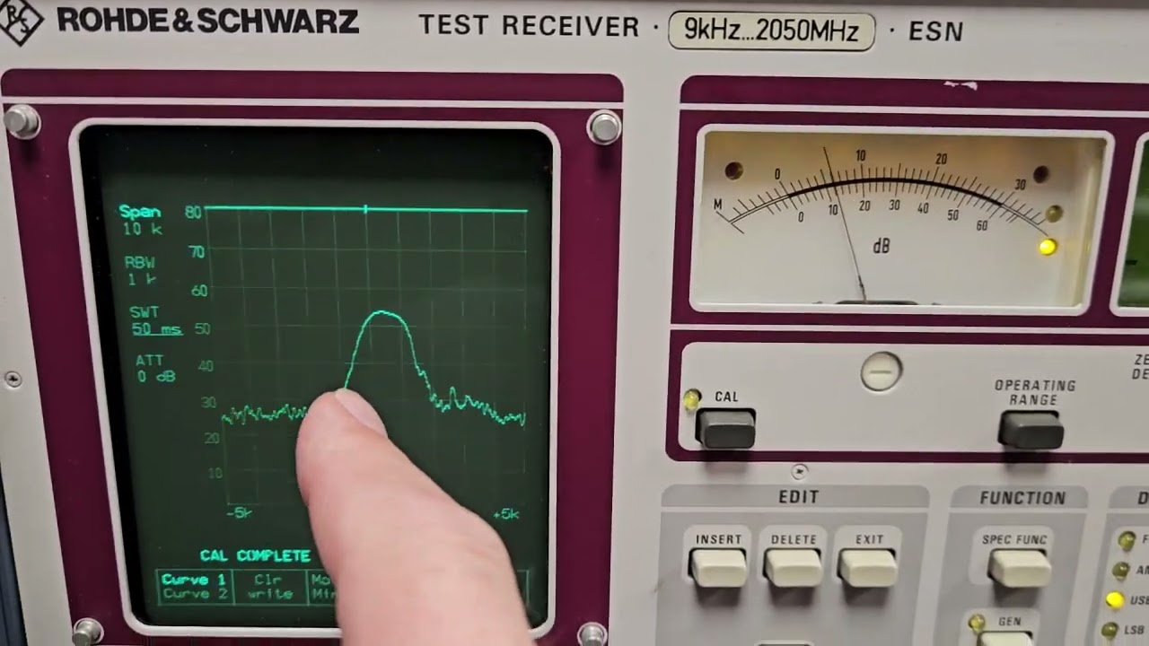 Rohde & Schwarz ESN Test Receiver - Messempfänger in Vollausstattung