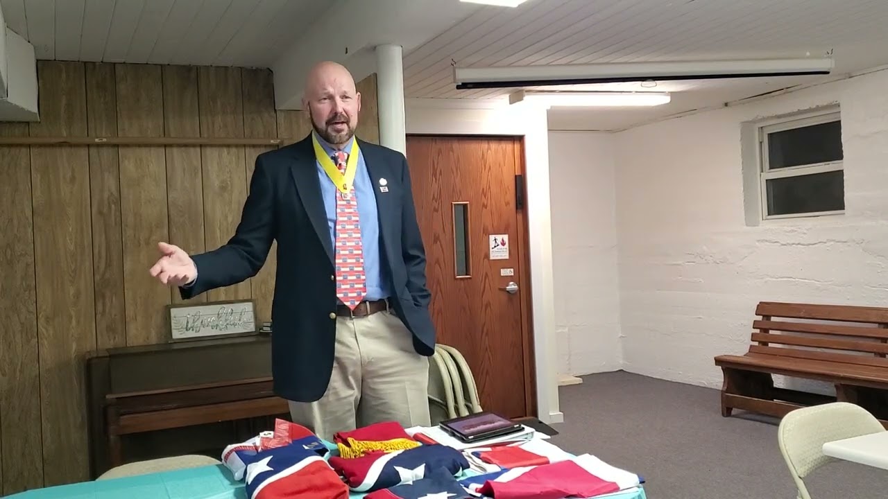 Forrest Daws Honoring his Ancestors Shiloh Camp SCV
