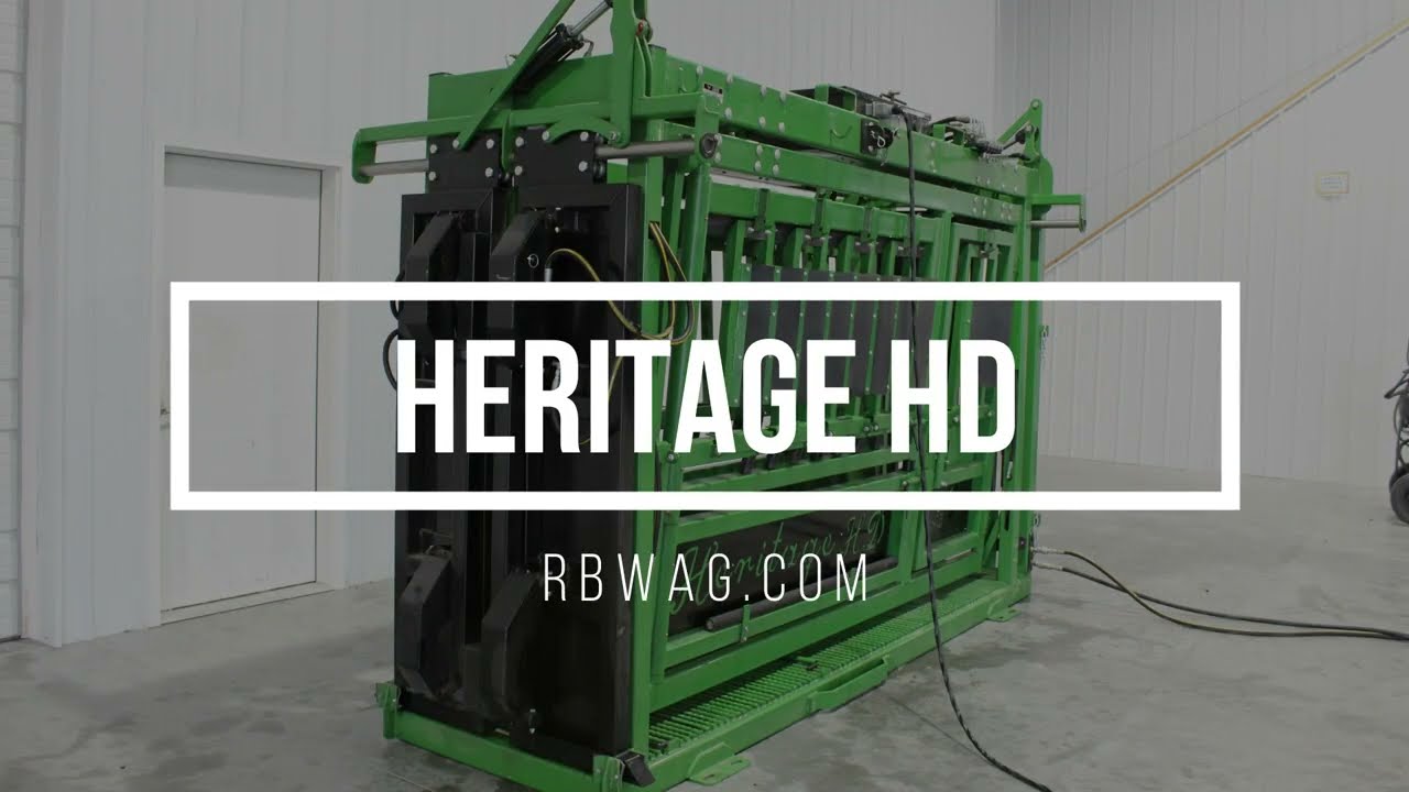 Introducing: Heritage™ HD hydraulic cattle chute
