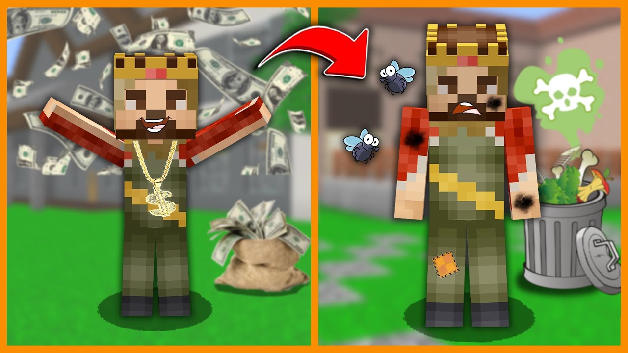 RÜZGAR ÇOK FAKİR OLDU! 😱 - Minecraft ZENGİN FAKİR HAYATI