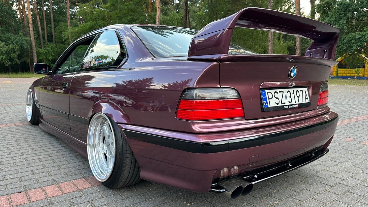 Największy Wypas BMW E36 z Mega Lotka Air ride AC Schnitzer