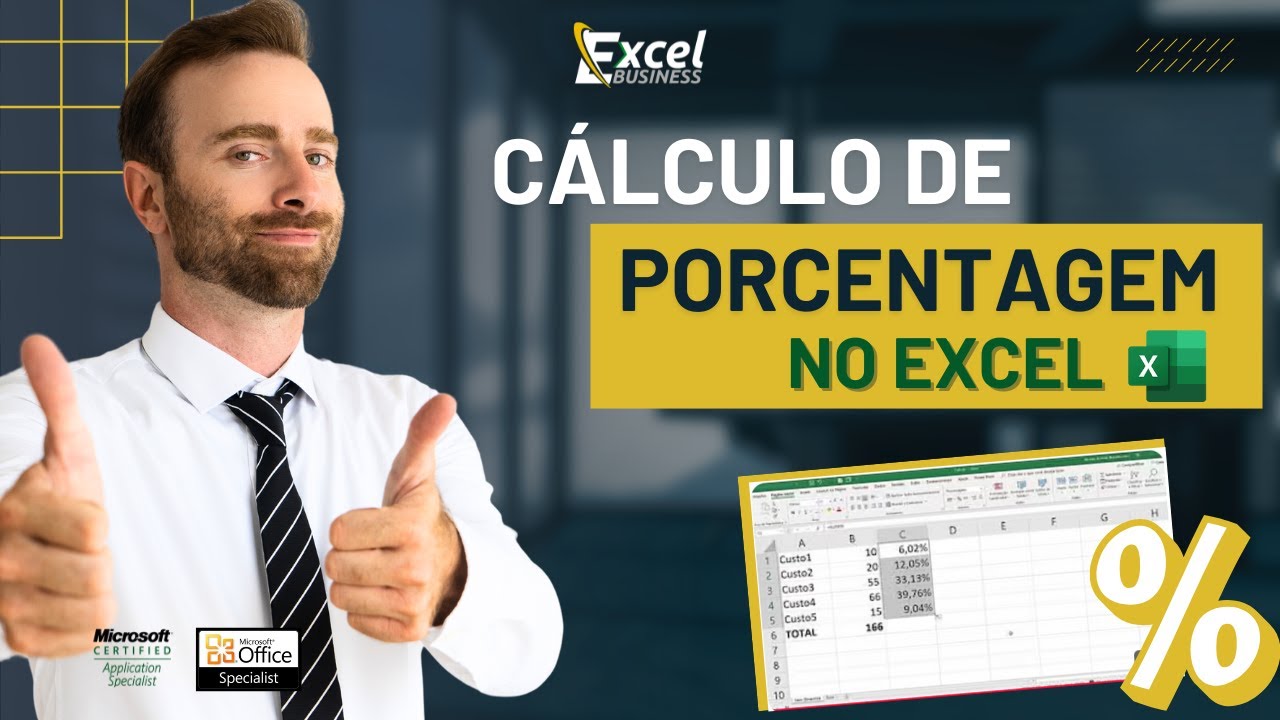 C&aacute;lculo Porcentagem Excel