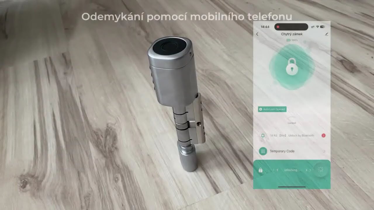 Unboxing BOT Chytrý zámek Tuya Smart  Smart Life L2 stříbrný