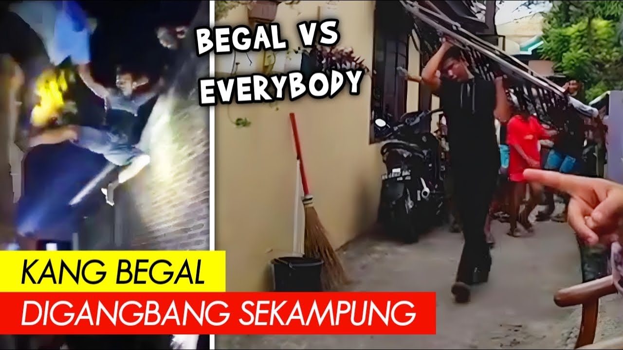 PEMBEGAL DIGANGBANG SEKAMPUNG!! Aksi Nekat Maling Apes Yang Sempat Terekam Kamera