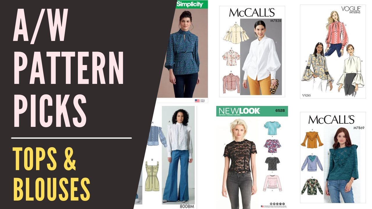 Autumn Sewing Pattern Picks | Sewing Tops & Blouses | Fall Styles