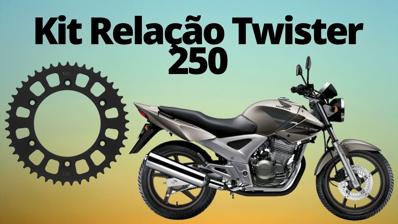 Como trocar Kit Relação da Honda CBX 250 Twister em casa