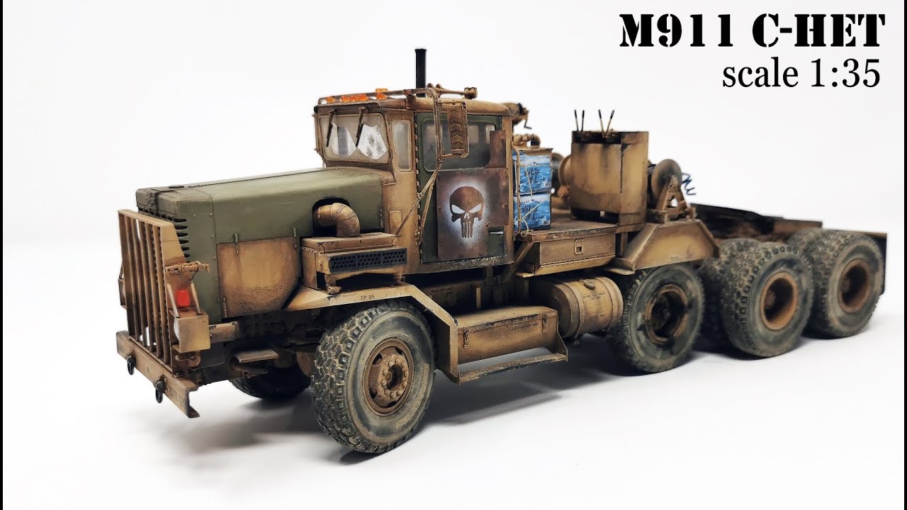 M911 C-HET Truck for my new diorama with ANYCUBIC 3D Printer Photon Mono SE