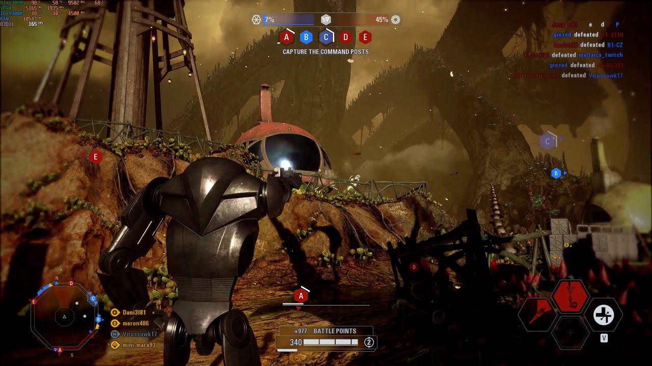 Star Wars  Battlefront 2  RTX 3080 + i9 9900K 1440p Ultra Settings