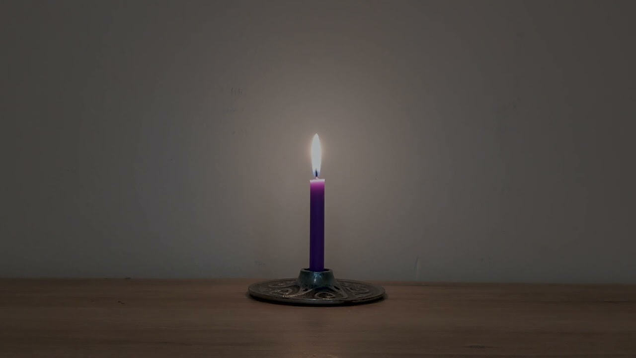 Purple Candle Meditation Music | Candle Flame Meditation for Manifestation, Magick, and Rituals