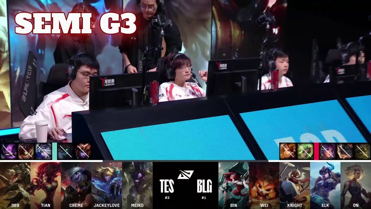 TES vs BLG - Game 3 | Semi Finals S14 LPL Summer Playoffs 2024 | Top Esports vs Bilibili Gaming G3