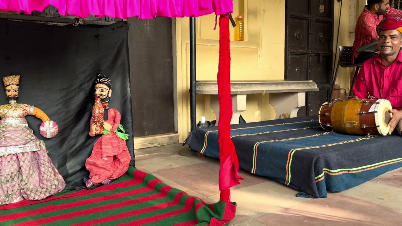 Rajasthani puppet show 📍Jaipur,Rajasthan 