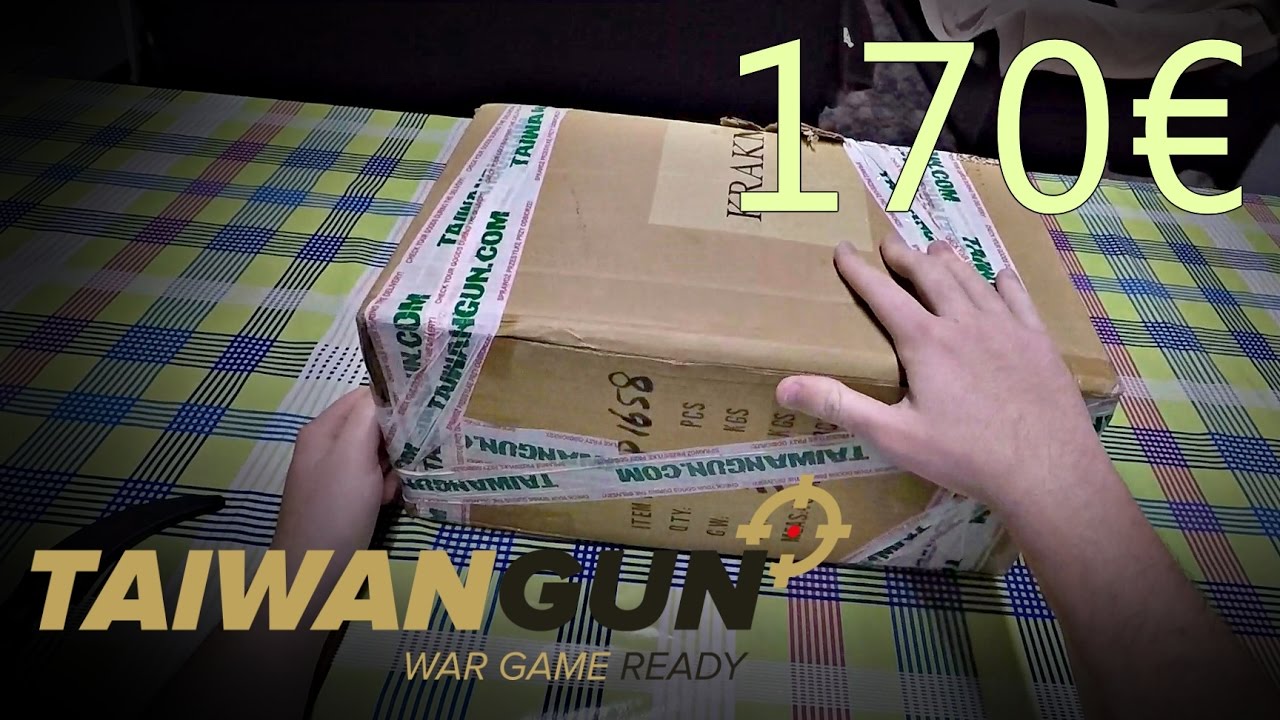 UNBOXING TAIWANGUN  - 170&euro; - AIRSOFT ESPA&Ntilde;A