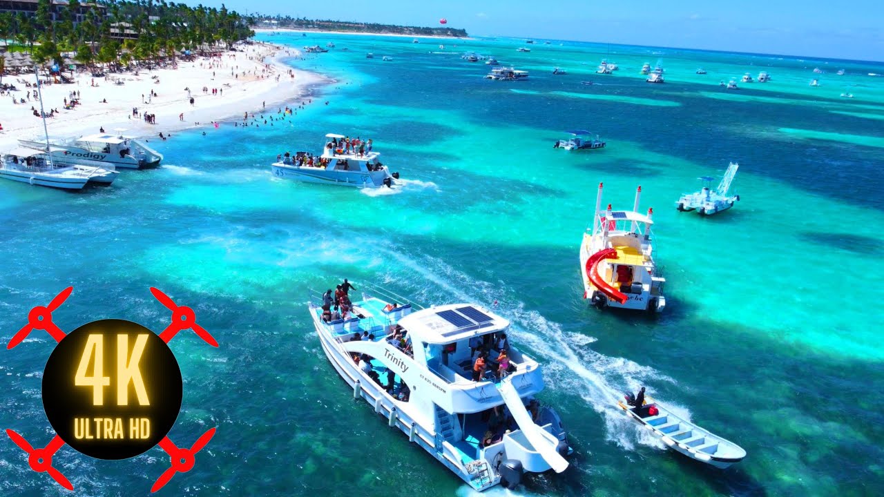🇩🇴 Incredible Aerial Views of PUNTA CANA Dominican Republic Drone 4K Ultra HD