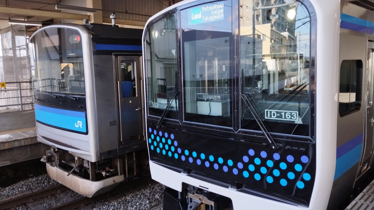 仙石線E131系N13編成 高城町行き 小鶴新田駅発車