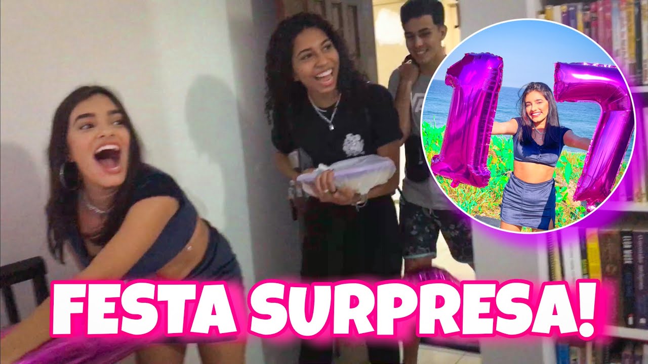FIZERAM UMA FESTA SURPRESA PRA MIM! VLOG DOS MEUS 17 ANOS