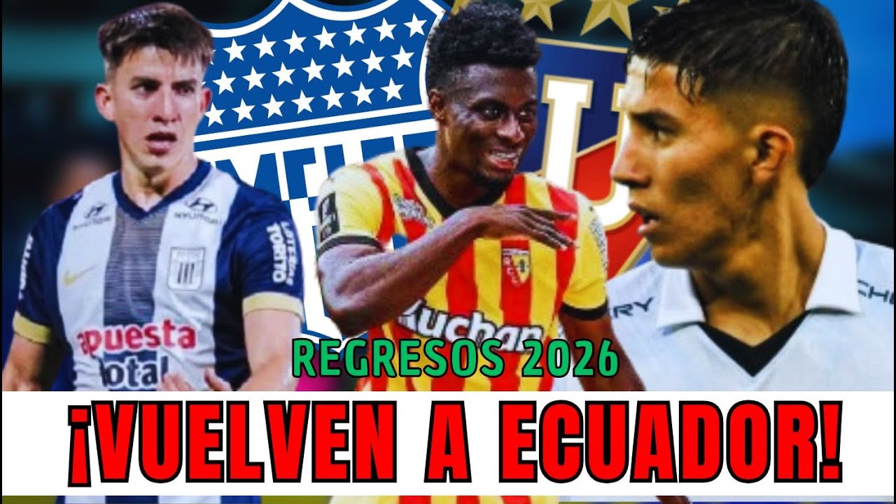 💥💣&iexcl;CRACKS QUE REGRESARIAN A ECUADOR! - FICHAJES LIGAPRO.