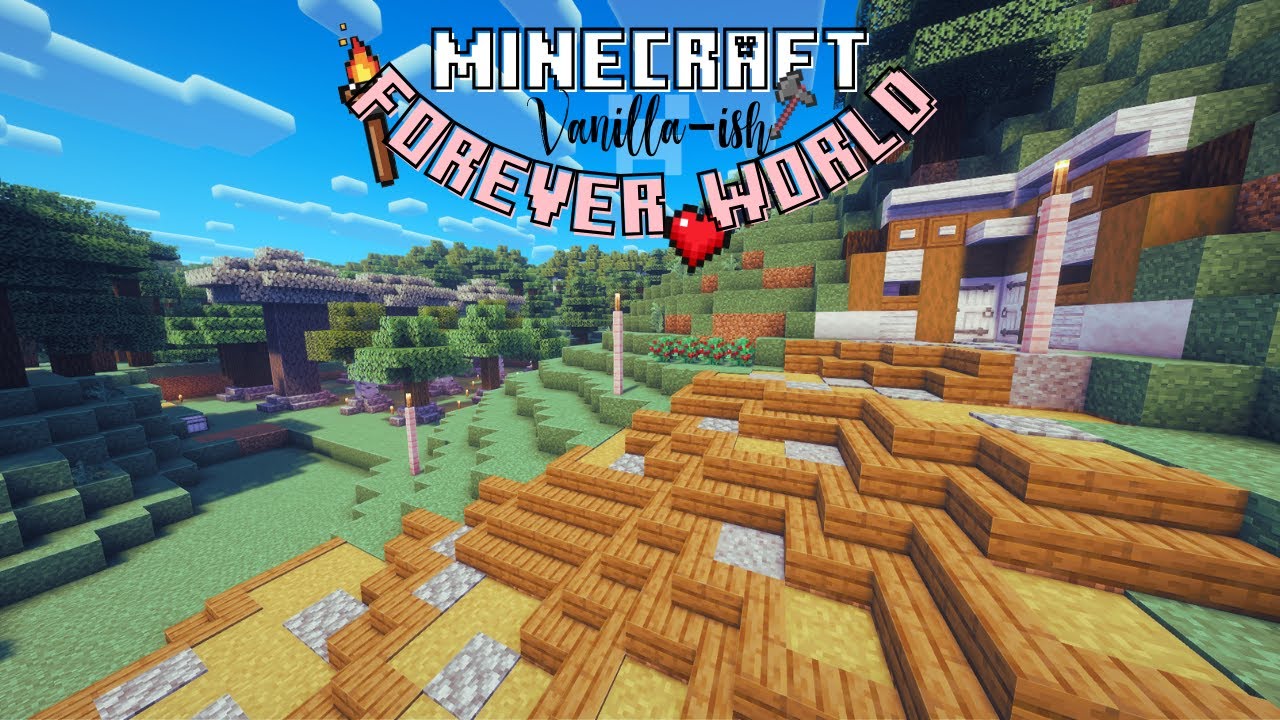 Trading for iron to mine iron then into the Caves in my Minecraft Forever World ⛏️