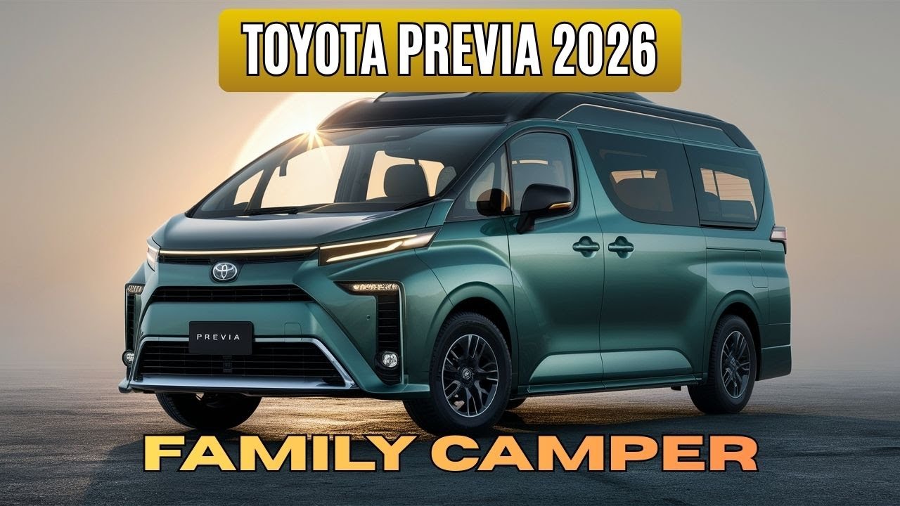 2026 Toyota Previa Camping Van — Family Adventure & Camper Tour!