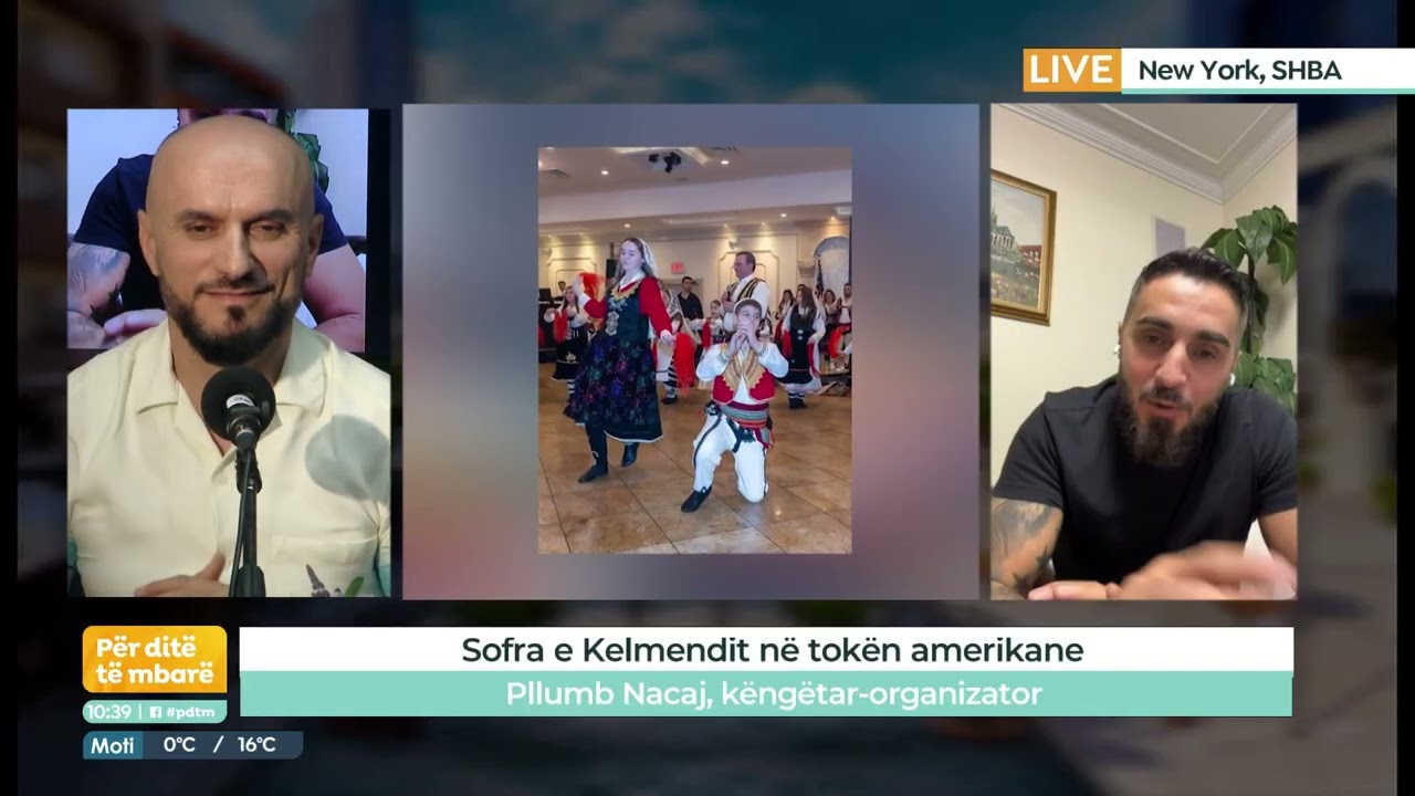 Sofra e Kelmendit në tokën amerikane -  Pllumb Nacaj, këngëtar organizator  21.03.2025