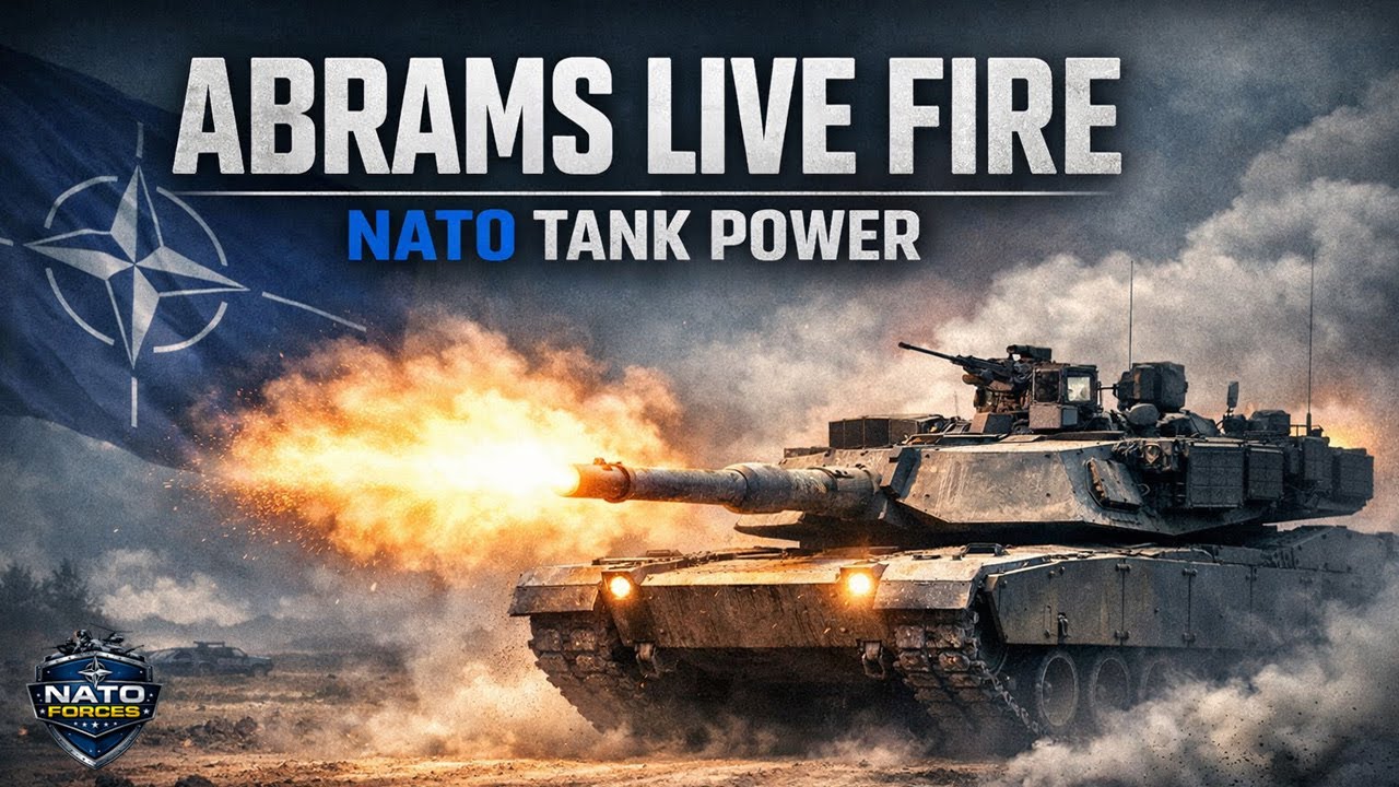 Танк M1A2 SEPv2 Abrams провел учения с боевой стрельбой в рамках совместных учений в Румынии.