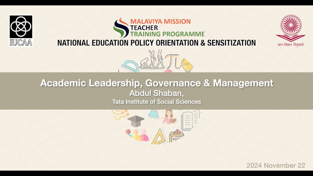 Academic Leadership, Governance & Management | Abdul Shaban