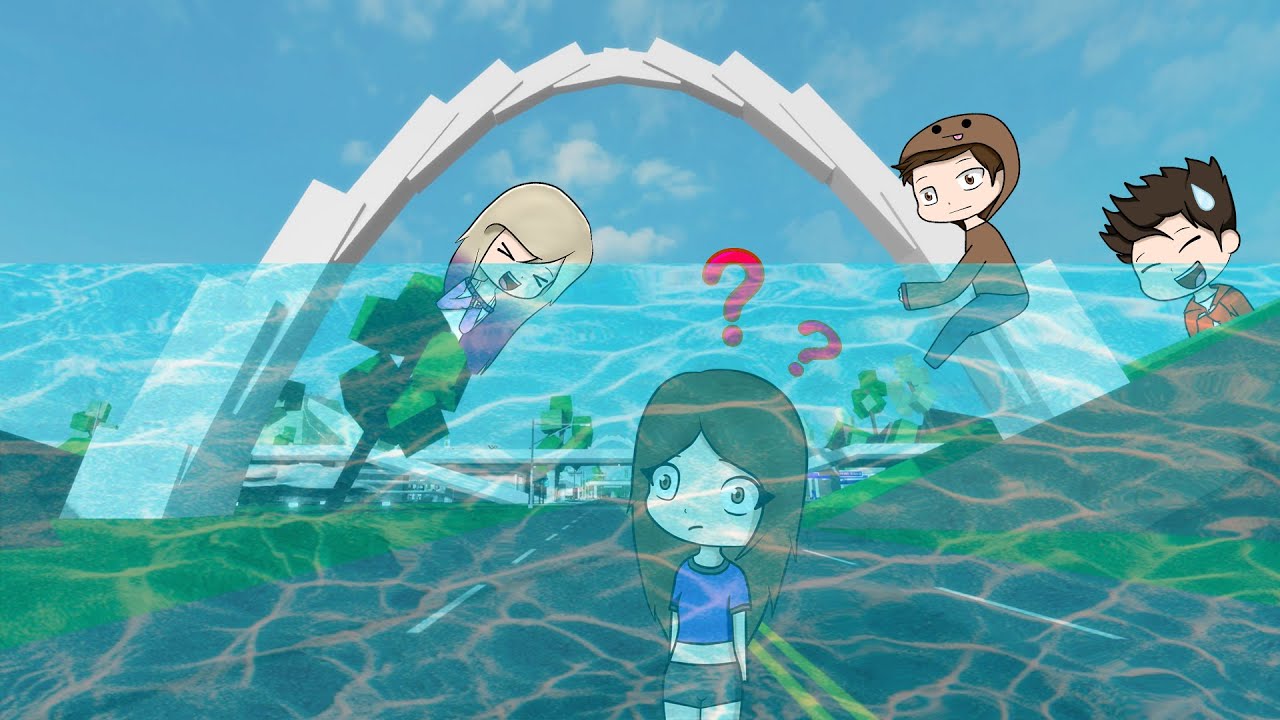 ESCONDIDAS BAJO EL AGUA CON EL TEAM ANORMAL EN BROOKHAVEN ROBLOX