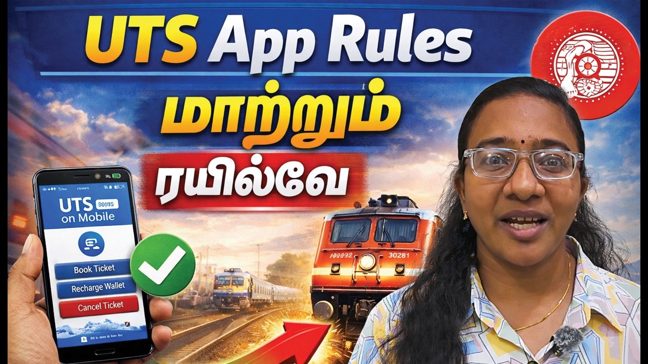 UTS App Rules மாற்றும் IRCTC 