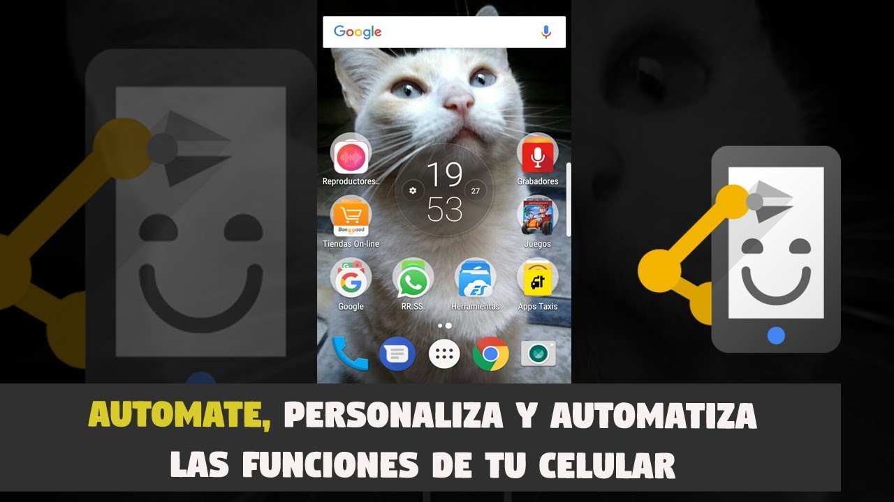 AUTOMATE, PERSONALIZA Y AUTOMATIZA LAS FUNCIONES DE TU CELULAR