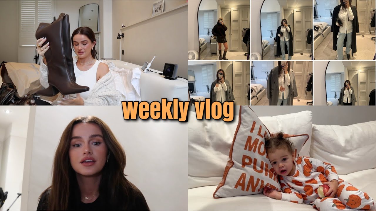 Halloween, NYC prep & date night! Weekly Vlog