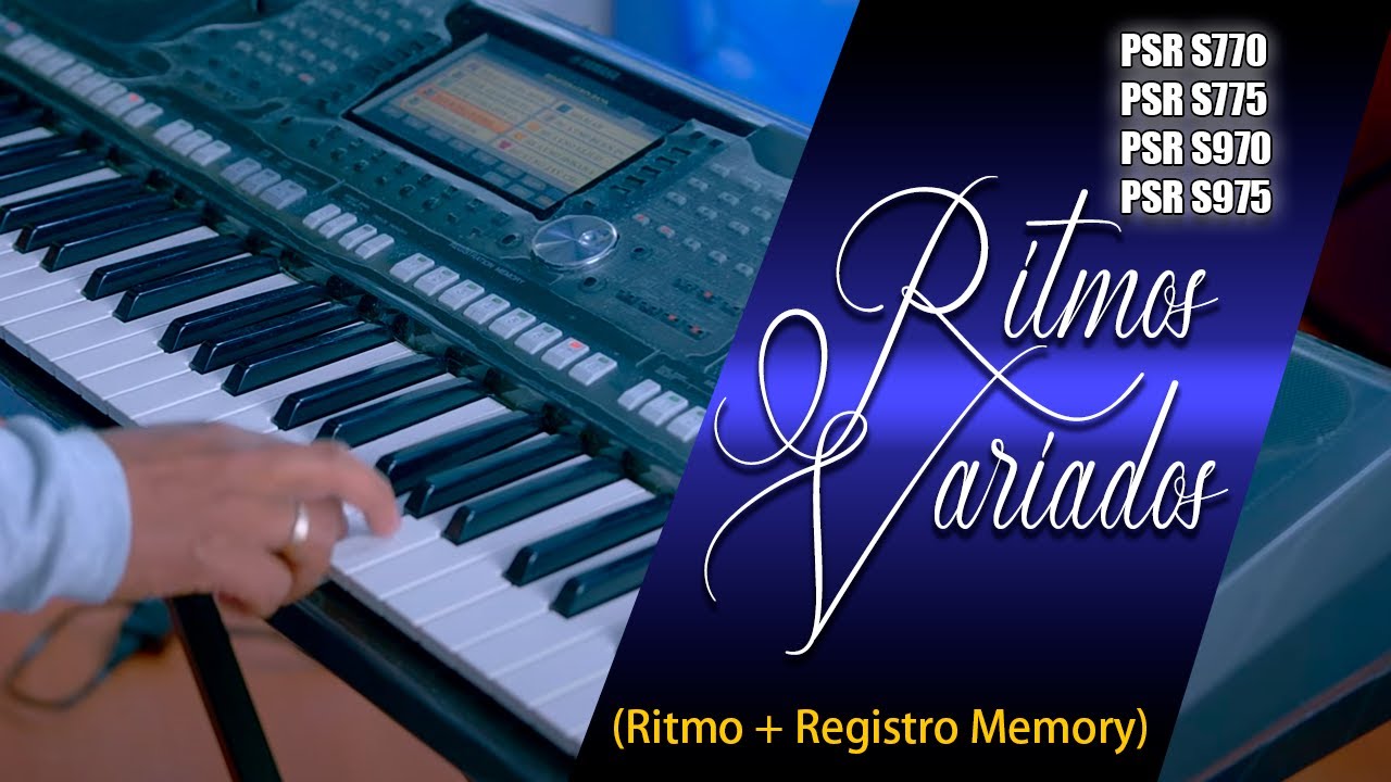 Ritmos Variados para Yamaha Psr s770 s775 s970 s975 - 2023