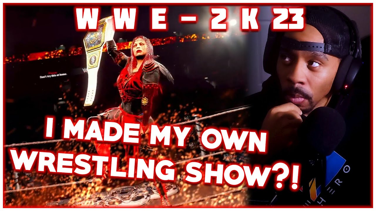 So I Made My Own Wrestling Company...? #EOV #wwe2k23