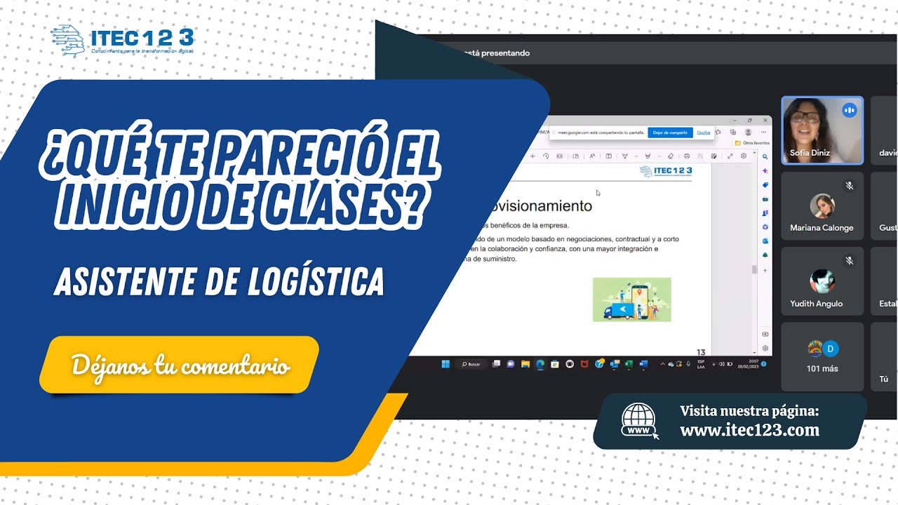 ASISTENTE DE LOGISTICA CLASE 01